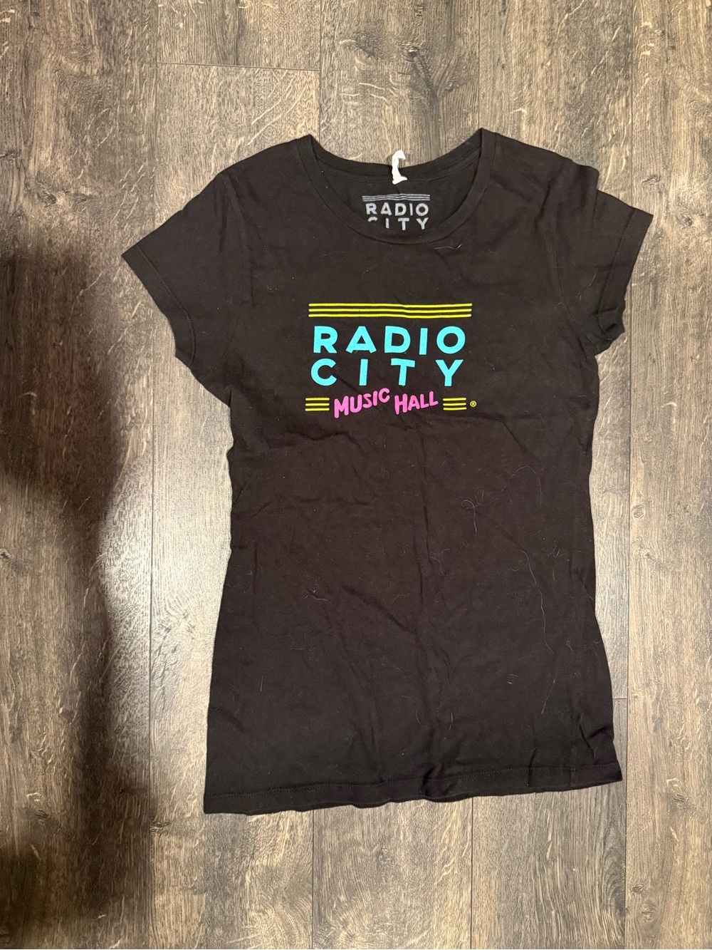 Black Kids Graphic Tee - Neon Logo